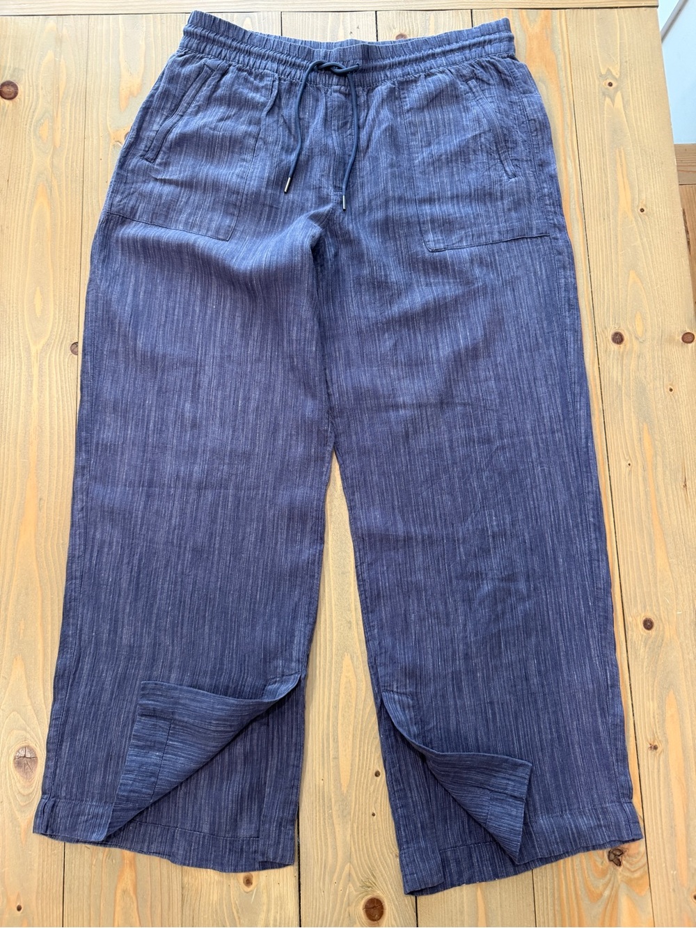 Athleta Linen-Blend Wide Leg Pants